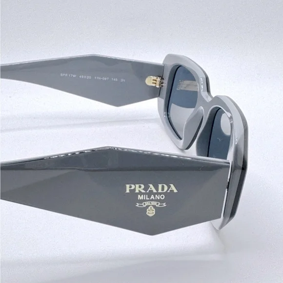 Prada - Sunglasses Symbole PR17WS - Marble Grey / Black, NIB 49-20-145 - Picture 7 of 16